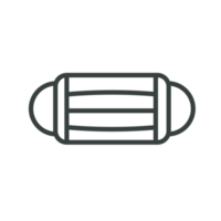 medizinisches maskensymbol zum tragen zum schutz vor viren covid-19 gesundheitskonzept png