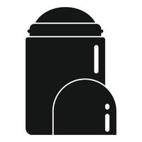 Man roll deodorant icon, simple style vector