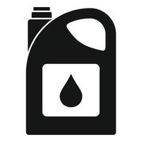 icono de aceite de motor de la industria, estilo simple vector