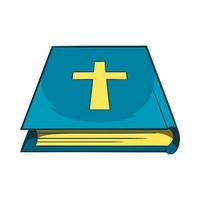 Book Of the Bible icon, cartoon style vector