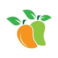 ilustración de imágenes de logotipo de mango fresco vector