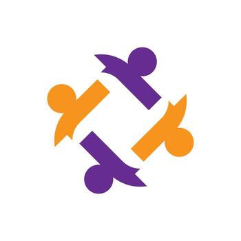 Teamwork logo images vector