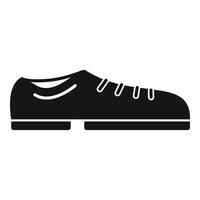 Bowling shoes icon, simple style vector