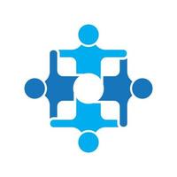 Teamwork logo images vector