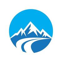 Mountain logo images vector