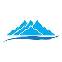 Mountain logo images vector