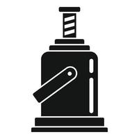 Industry jack-screw icon, simple style vector