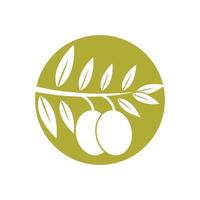 Olive logo images illustration vector