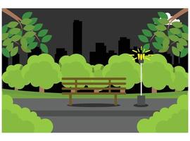 actividades de ilustraciones planas al aire libre en la ilustración de vector de parque. adecuado para diagramas, infografías y otros recursos gráficos