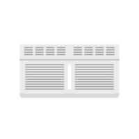 Supermarket conditioner icon, flat style vector