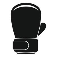 icono de guante de boxeo, estilo simple vector