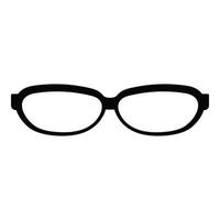 Astigmatic spectacles icon, simple style. vector