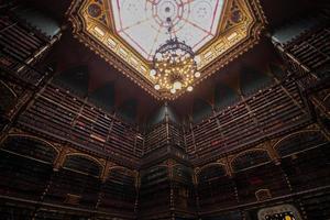 Rio de Janeiro, RJ, Brazil, 2022 - Royal Portuguese Cabinet of Reading, public library opened in 1887 in Centro district.  It is the largest collection of Portuguese literature outside Portugal photo