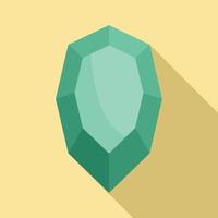 Ruby icon, flat style vector