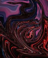 A digital illustration of modern abstract liquid marble texture. Waves and flowing shaped. High quality details. photo