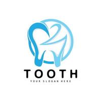 Tooth logo, Dental Health Vector, Care Brand Illustration vector