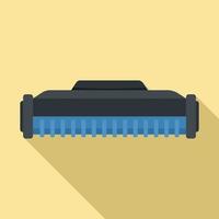 Digital cartridge icon, flat style vector