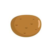 Potato icon, flat style. vector