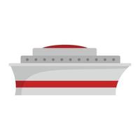 Ship icon, flat style vector