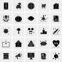 25 iconos de negocios universales vector ilustración de icono creativo para usar en proyectos relacionados con la web y dispositivos móviles