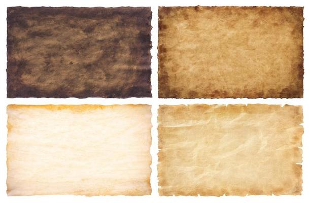 Photo of Roll Of Rustic Parchment Paper Background