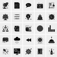 25 Universal Business Icons Vector Creative Icon Illustration to use in web and Mobile Related project