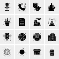 16 Universal Business Icons Vector Creative Icon Illustration to use in web and Mobile Related project