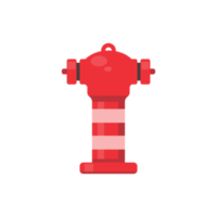 ícone de mangueira de incêndio. canos de água vermelha são usados para extinguir incêndios. png