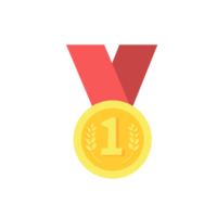 Medals are awarded to the winners of the sporting events. png