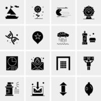 16 Universal Business Icons Vector Creative Icon Illustration to use in web and Mobile Related project