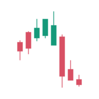 Stock chart. Digital asset investment idea. png