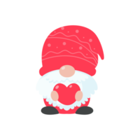 Christmas gnome. A little gnome wearing a red woolen hat. celebrate on christmas png