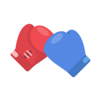 Boxing gloves. Fighting sports competition. png