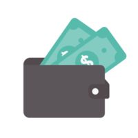 A wallet for storing large amounts of cash. png