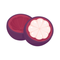 purple mangosteen sweet tropical fruit png