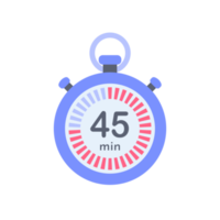 Stopwatch to set reminder time for product promotion schedule. png