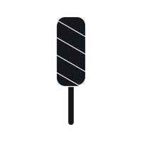 icono de helado, estilo simple vector