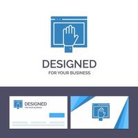 Creative Business Card and Logo template Access Content Free Internet Open Vector Illustration