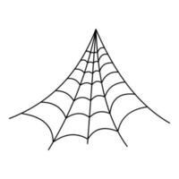 Strong spiderweb icon, outline style vector