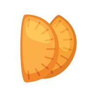 Mexican patty icon, flat style vector