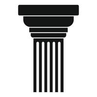 Expanding column icon, simple style. vector
