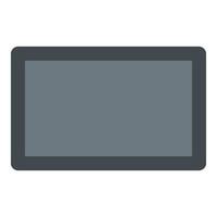 Screen tablet icon, flat style vector