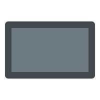 Screen tablet icon, flat style vector