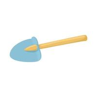 Shovel icon in cartoon style vector