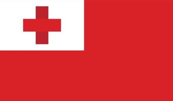 Tonga flag image vector