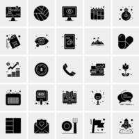 25 Universal Business Icons Vector Creative Icon Illustration to use in web and Mobile Related project