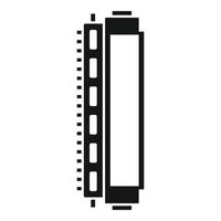 Toner cartridge icon, simple style vector
