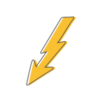 Thunder and Bolt Lighting flash. png