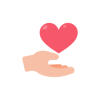 hands giving hearts to each other Helping the poor by donating items to charity png