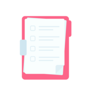 Clipboard for taking notes Text box for checklist items to validate. png